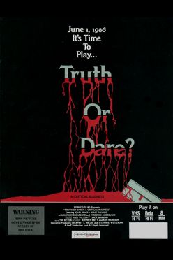 A poster from Truth or Dare? (1986)