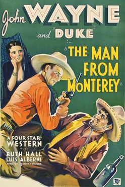 A poster from The Man from Monterey (1933)