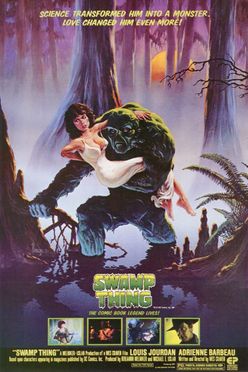 A poster from Swamp Thing (1982)