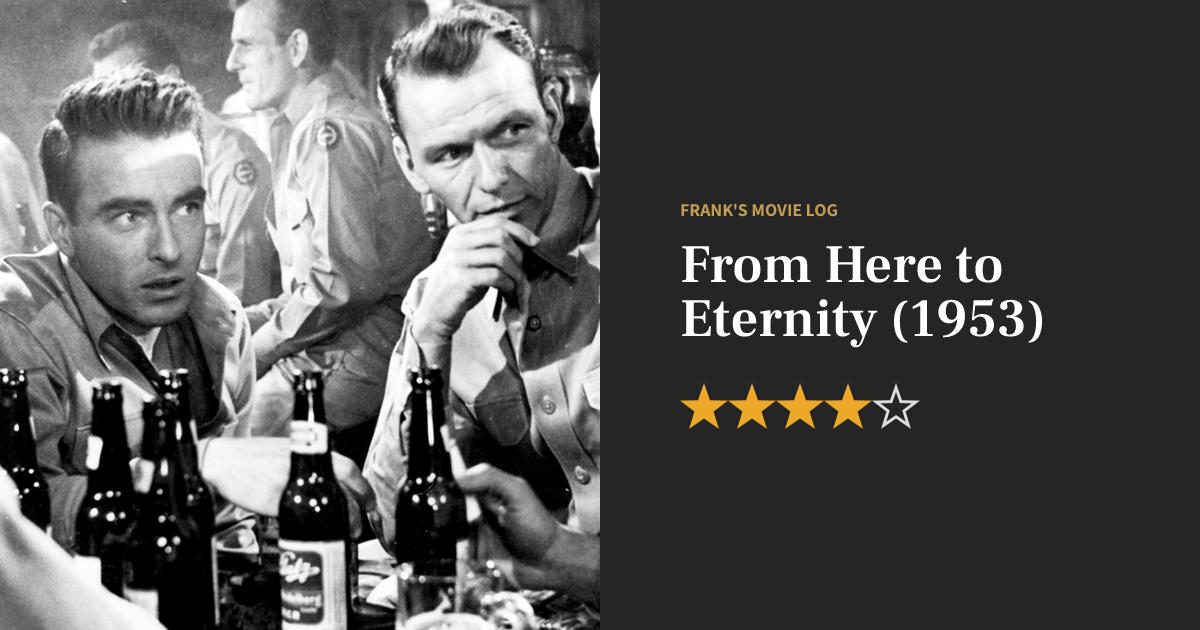 From Here to Eternity movie review (1953) - Frank's Movie Log