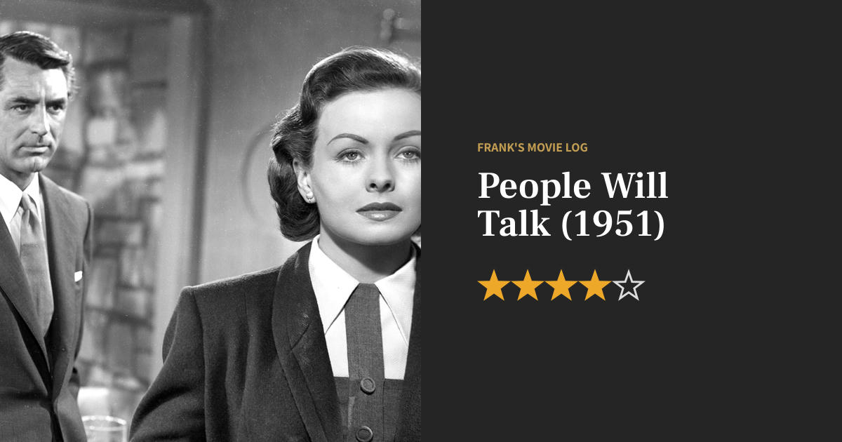 People Will Talk Movie Review 1951 Frank S Movie Log