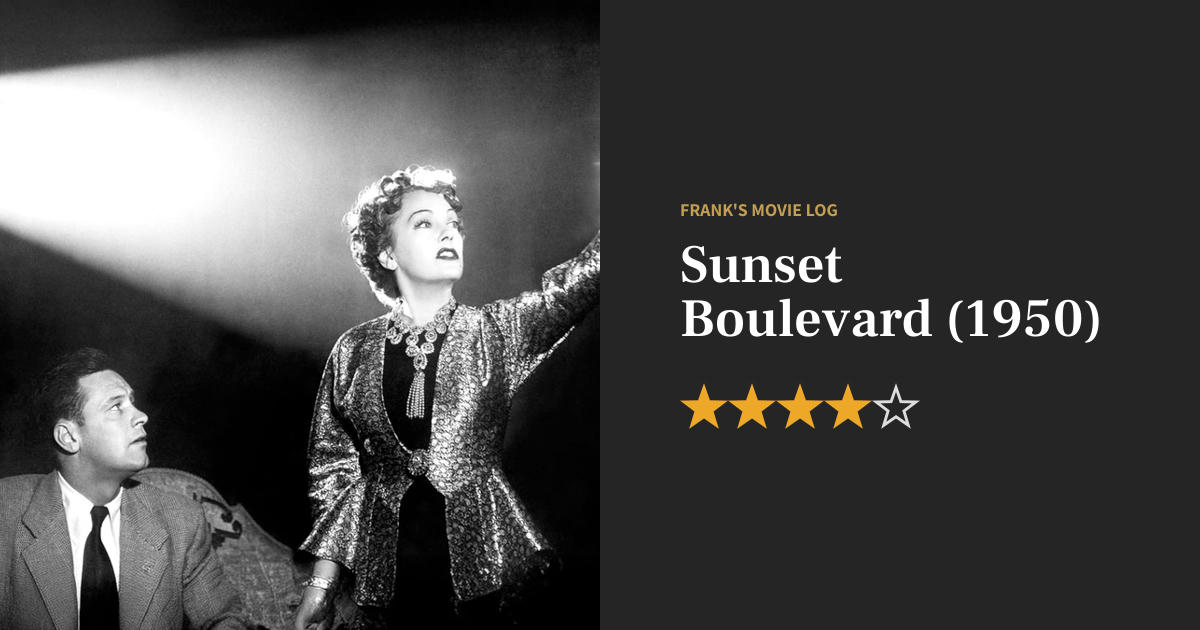 Sunset Boulevard movie review (1950) - Frank's Movie Log