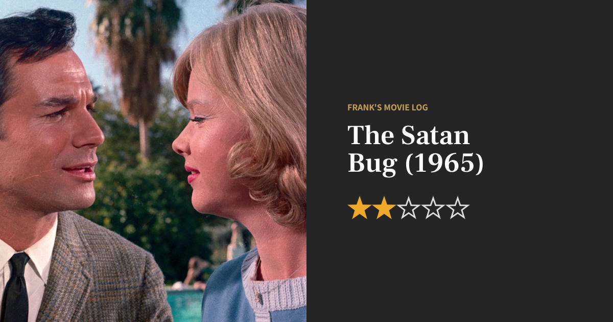 The Satan Bug movie review (1965) - Frank's Book Log