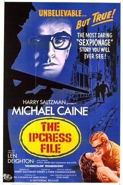 A poster from The Ipcress File (1965)