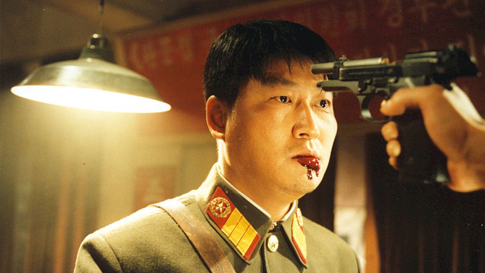 A still from Joint Security Area (2000)