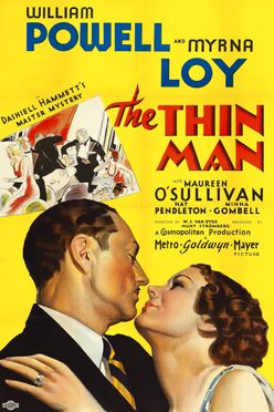 A poster from The Thin Man (1934)