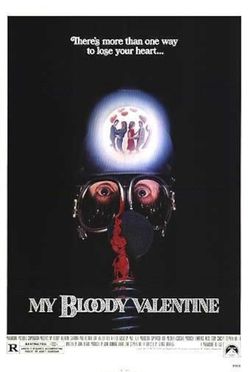 A poster from My Bloody Valentine (1981)