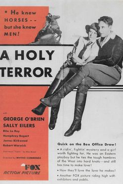 A poster from A Holy Terror (1931)