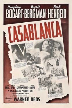 A poster from Casablanca (1942)