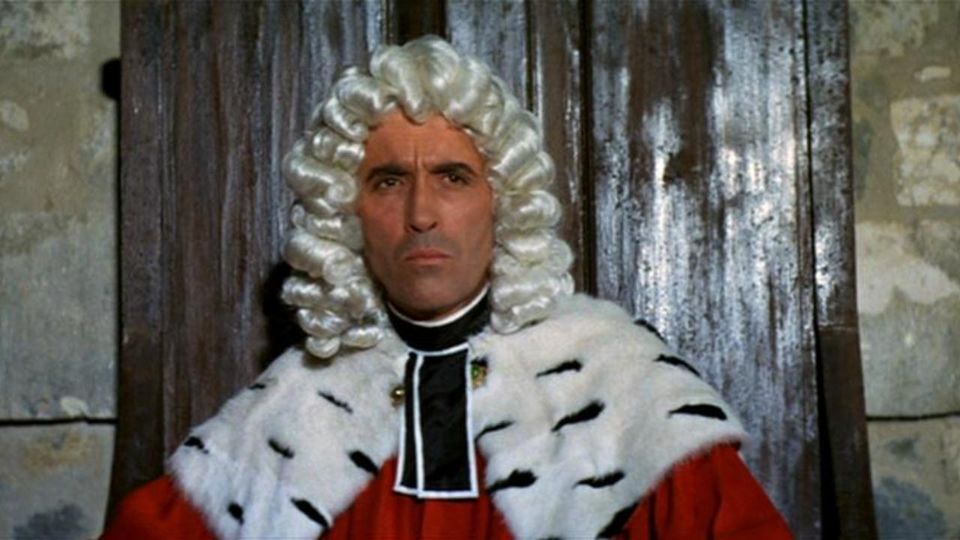 A still from The Bloody Judge (1970)