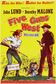 A poster from Five Guns West (1955)