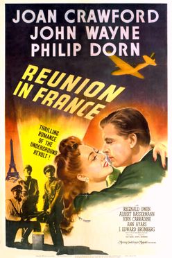 A poster from Reunion in France (1942)
