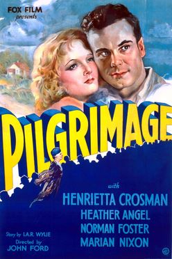 A poster from Pilgrimage (1933)