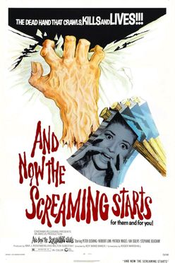 A poster from And Now the Screaming Starts! (1973)
