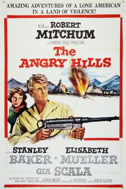 A poster from The Angry Hills (1959)