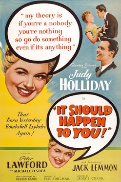 A poster from It Should Happen to You (1954)