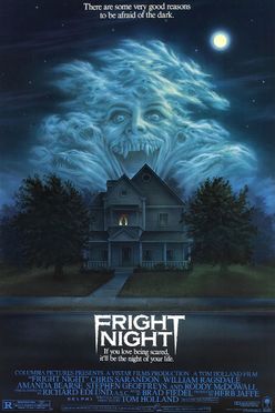 A poster from Fright Night (1985)