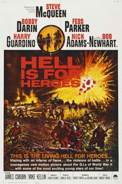 A poster from Hell Is for Heroes (1962)