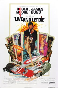 A poster from Live and Let Die (1973)