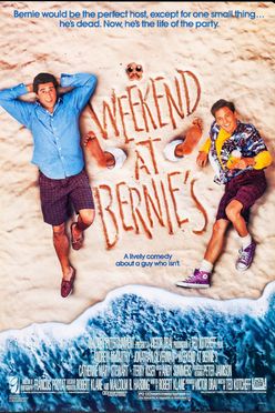 A poster from Weekend at Bernie's (1989)