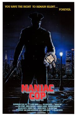 A poster from Maniac Cop (1988)