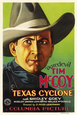 A poster from Texas Cyclone (1932)