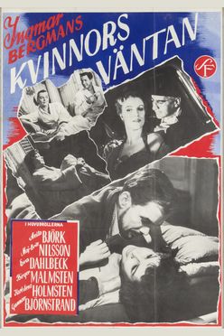 A poster from Kvinnors väntan (1952)