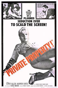 A poster from Private Property (1960)