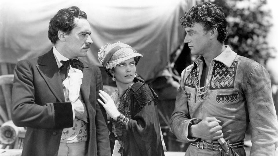 A still from The Big Trail (1930)
