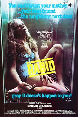 A poster from Rabid (1977)