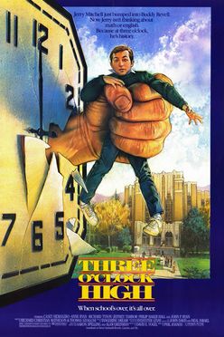 A poster from Three O'Clock High (1987)