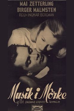 A poster from Music in Darkness (1948)