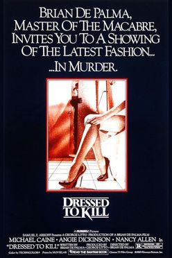 A poster from Dressed to Kill (1980)