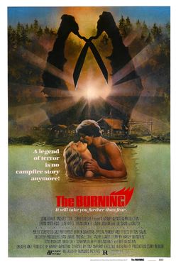A poster from The Burning (1981)