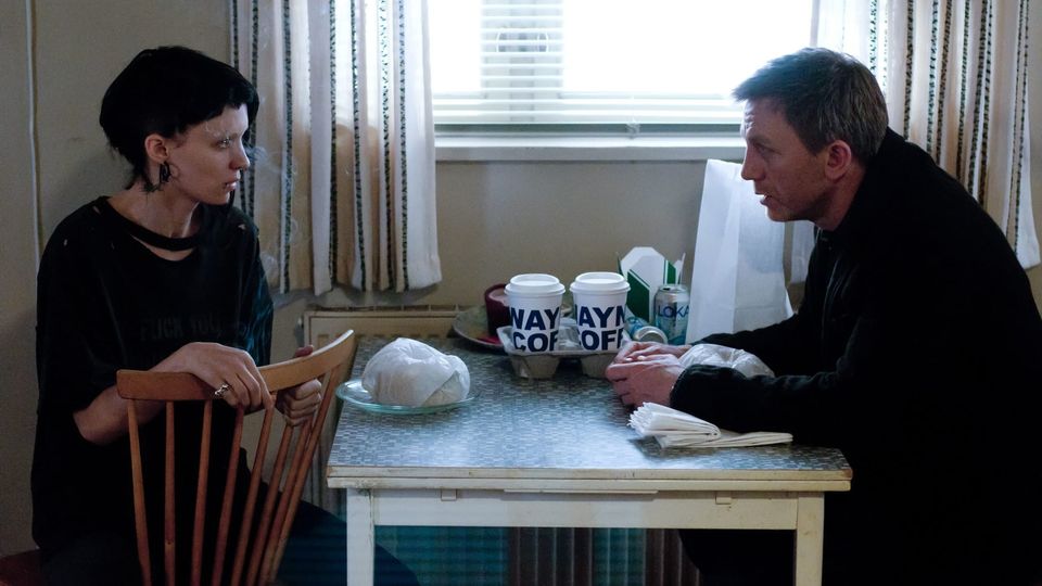 A still from The Girl with the Dragon Tattoo (2011)