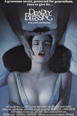 A poster from Deadly Blessing (1981)