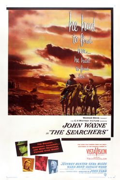 A poster from The Searchers (1956)