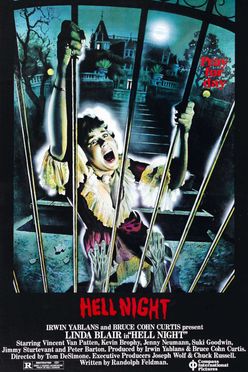 A poster from Hell Night (1981)