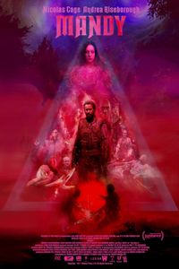 A poster from Mandy (2018)