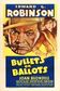 A poster from Bullets or Ballots (1936)