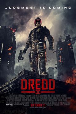 A poster from Dredd (2012)
