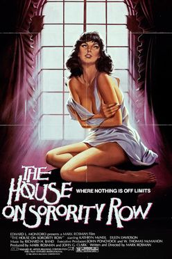 A poster from The House on Sorority Row (1982)