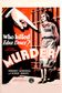 A poster from Murder! (1930)