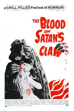 A poster from The Blood on Satan's Claw (1971)