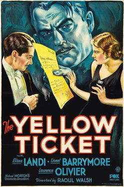 A poster from The Yellow Ticket (1931)