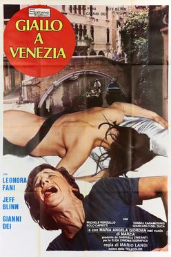 A poster from Giallo in Venice (1979)