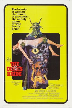A poster from The Devil Rides Out (1968)