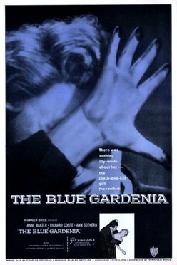 A poster from The Blue Gardenia (1953)