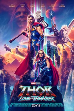 A poster from Thor: Love and Thunder (2022)