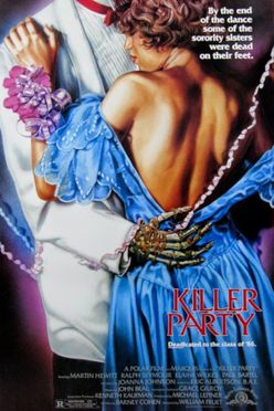 A poster from Killer Party (1986)